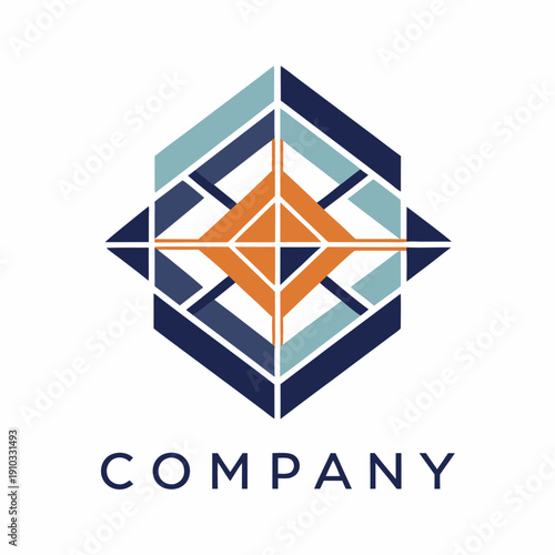 Minimalist type business logo template