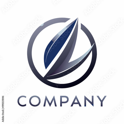 Minimalist type business logo template