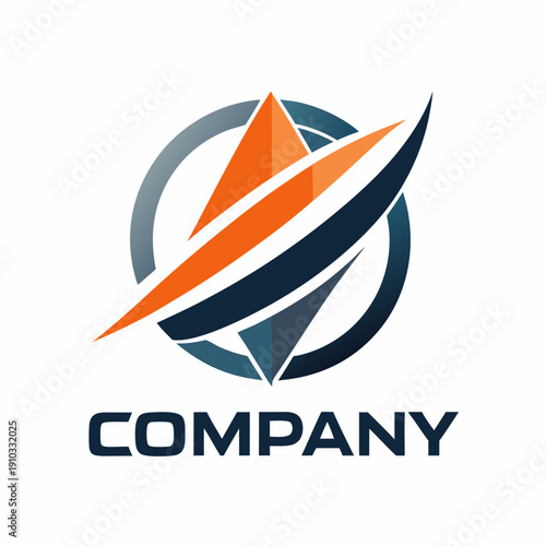 Wallpaper Mural Minimalist type business logo template Torontodigital.ca