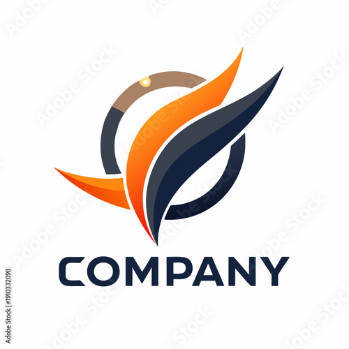 Wallpaper Mural Minimalist type business logo template Torontodigital.ca