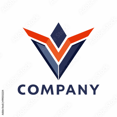 Minimalist type business logo template