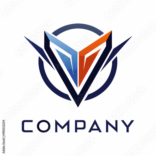 Minimalist type business logo template