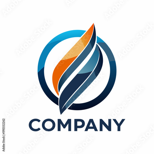 Minimalist type business logo template