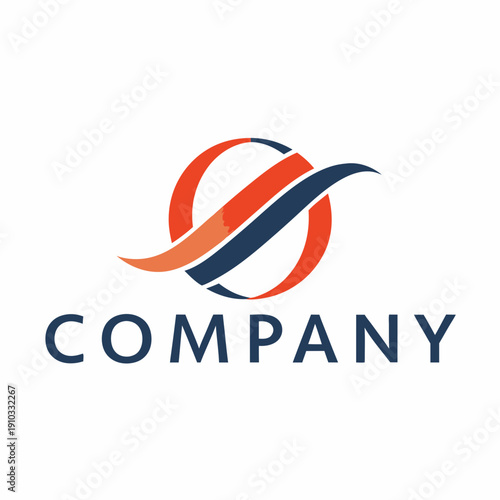 Minimalist type business logo template