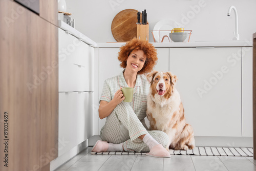 Redhead young woman with Au...