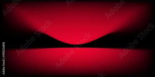 red background, abstract wall studio room, can be used to present your product,vector background