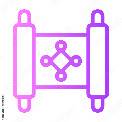 scroll gradient icon