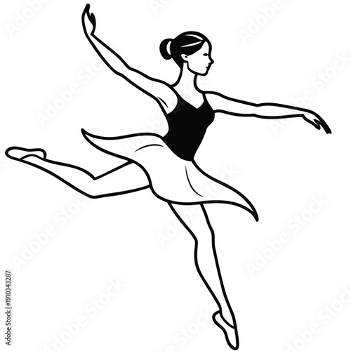 ballet dancer silhouette