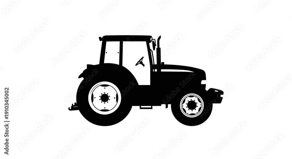 Fototapeta premium Tractor Vehicle Agricultural Machinery Farm Equipment.