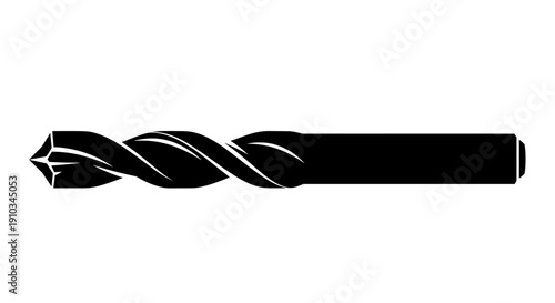 Twisted Metal Drill Bit Closeup.