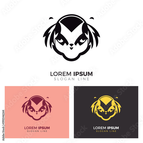 Squirrel Logo Template Set.