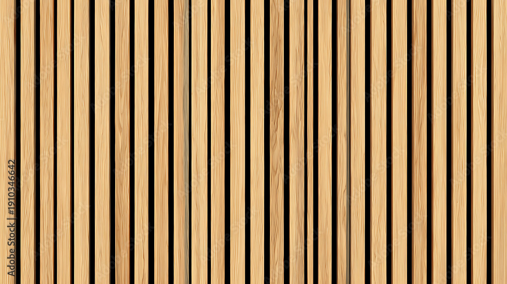 Obraz premium Repeating Vertical Wood Slat Pattern wooden slats