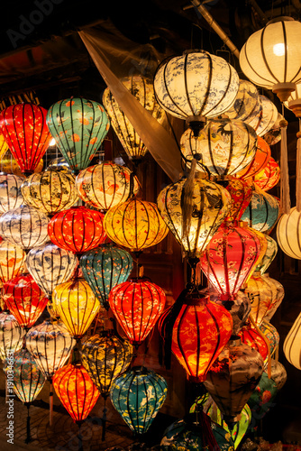Wallpaper Mural traditional colorful vietnamese lanterns on display at in hoi an vietnam Torontodigital.ca