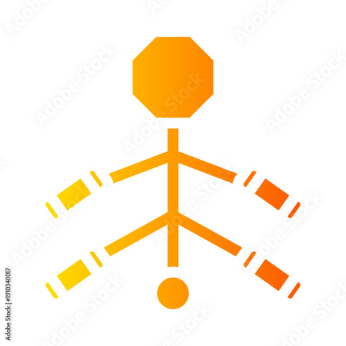 firecrackers gradient icon