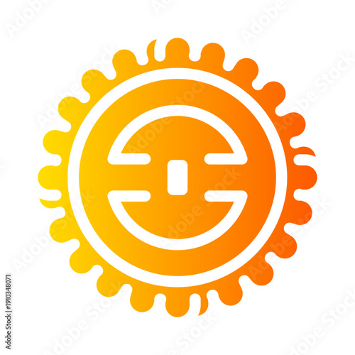 moon cake gradient icon