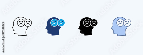 Emotional Appeal Multiple Icon Illustration Vector