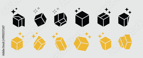 Gold Bars Vector Icons, collection of gold bullion and shiny ingot illustrations, representing precious metals, investment, financial growth, wealth, banking, and professional vector designs 