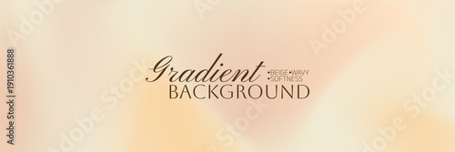 Minimal beige background with silky gradation and brown texture, soft gradient waves in beige style, modern off mood with clean gradation and gentle gradient.