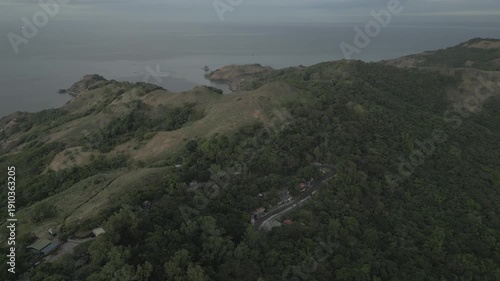 view from the top of the hill