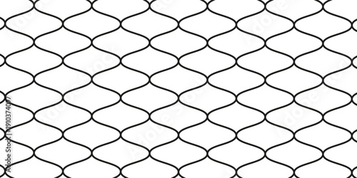 Mesh texture for fishing nets. Seamless pattern for sportswear or soccer goal, volleyball net, basketball hoop, hockey, athletics. Abstract net background for sports