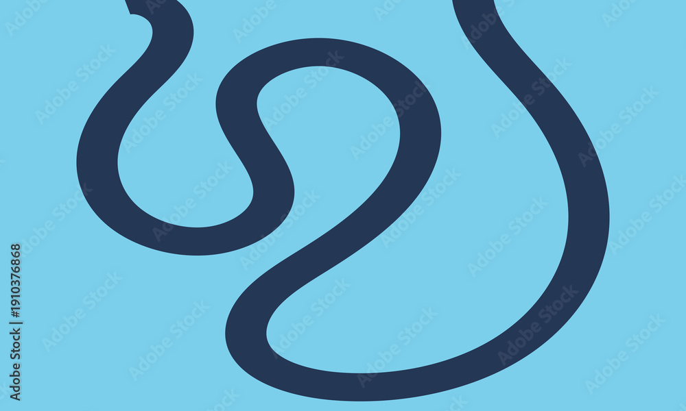 Fototapeta premium Modern Abstract Wavy Lines Background Design. Minimalist abstract background with smooth dark wavy lines, ideal for modern wallpapers, branding, presentations, and creative digital templates. 