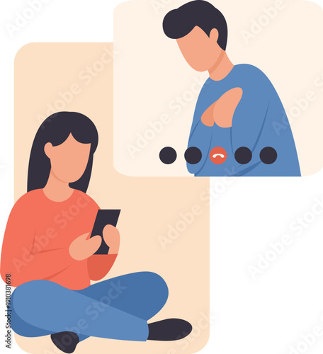Online Friendship Separation Illustration