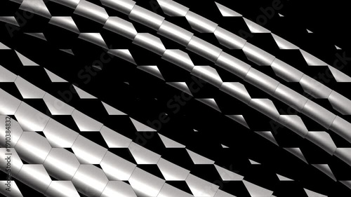 立体メタリック幾何学模様
モーショングラフィックス背景素材