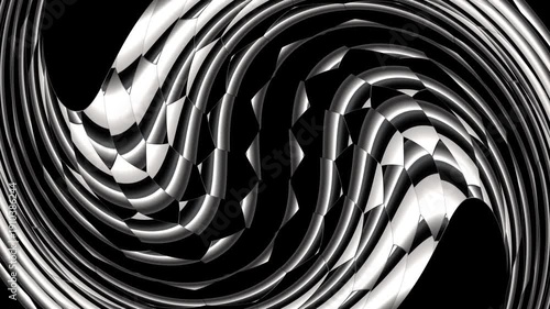 立体メタリック幾何学模様
モーショングラフィックス背景素材