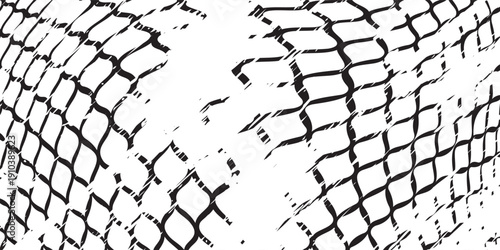 Mesh texture for fishing nets. Grunge pattern for sportswear or soccer goal, volleyball net, basketball hoop, hockey, athletics. Grunge background