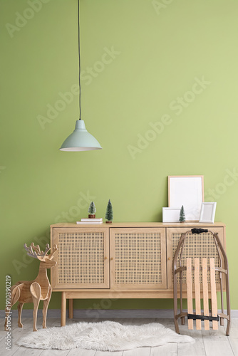 Chest of drawers with frame...