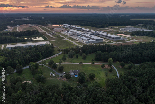 Wallpaper Mural Data Center for Artificial Intelligence Computing in Rural Georg Torontodigital.ca