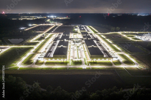 Wallpaper Mural Data Center for Artificial Intelligence Computing in Rural Georg Torontodigital.ca