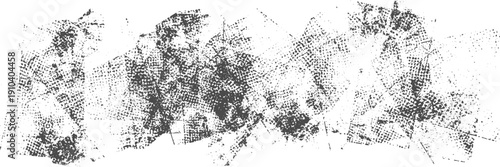 Imprint Grungy Texture with Rolled Ink, Pressed Screen Print Overlay, and Vector Grainy Letterpress Design.