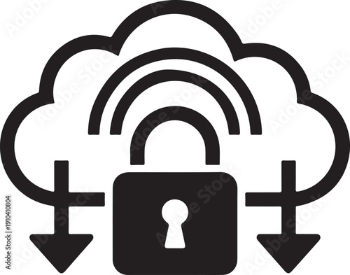 Secure cloud computing with encrypted data transfer and network protection