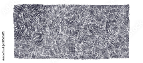 Pencil texture rectangle. Artistic scribble chaos
