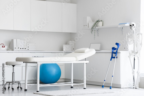 Interior of physiotherapist...