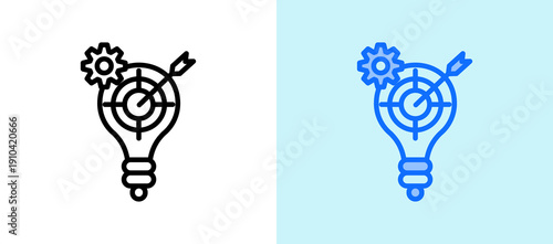 Strategy whitegreen icon