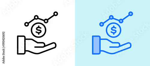 Increase whitegreen icon