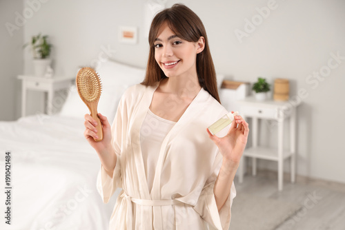 Beautiful young happy woman...