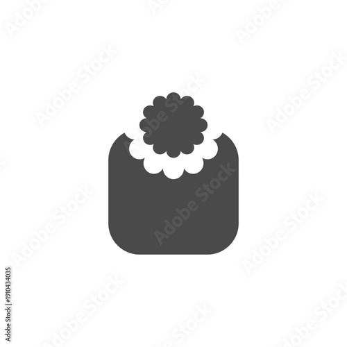 Flat vector design in grayscale. Avatar, user profile, person icon, gender-neutral silhouette, profile picture. User login or authentication icon, person symbol.