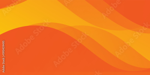 Abstract Blurry Orange Yellow Wave Background Design  Fresh Orange Yellow Stylish Background Template Vector nice orange