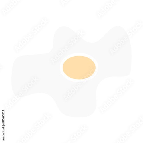 Hand Drawn Fried Egg Seamless Texture, Contemporary Food Pattern – Sunny Side Up Eggs