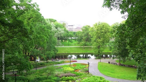 Wallpaper Mural Bastion hill (Bastejkalns) is an ancient bulk hill, located in center of Riga, Latvia, in front of Powder Tower. Preceding one of main entrances to Old Town from side of Smilshu (Peschanaya) street. Torontodigital.ca