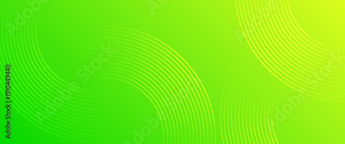 A modern neon green and yellow gradient background featuring subtle concentric circular lines. Ideal for energetic technology headers and fresh digital branding.