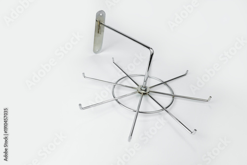 Jewelry Organizer Hanging Rack. Rotating Jewelry Display Stand to mount on a wall