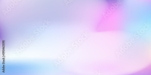 Abstract gradient backdrop with fluid silk curves, crystal light patterns in soft pastel blue and purple tones, modern minimalist design for business banners and covers. Vector illustration