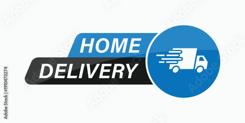 Home Delivery Icon Flat