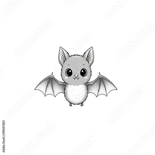 Cute Bat Illustration