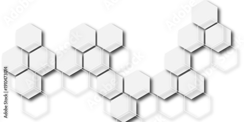 Abstract White Honeycomb Mosaic Pattern with Symmetrical Hexagonal Grid Detailing
Modern Hexagonal Mesh Wallpaper with Smooth Minimal Finish