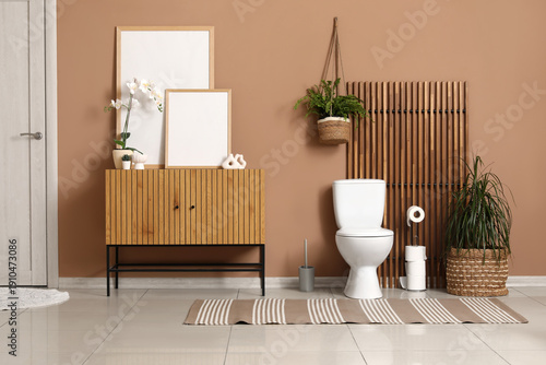 Ceramic toilet bowl, chest ...